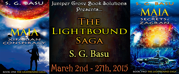 The Lightbound Saga Tour Banner